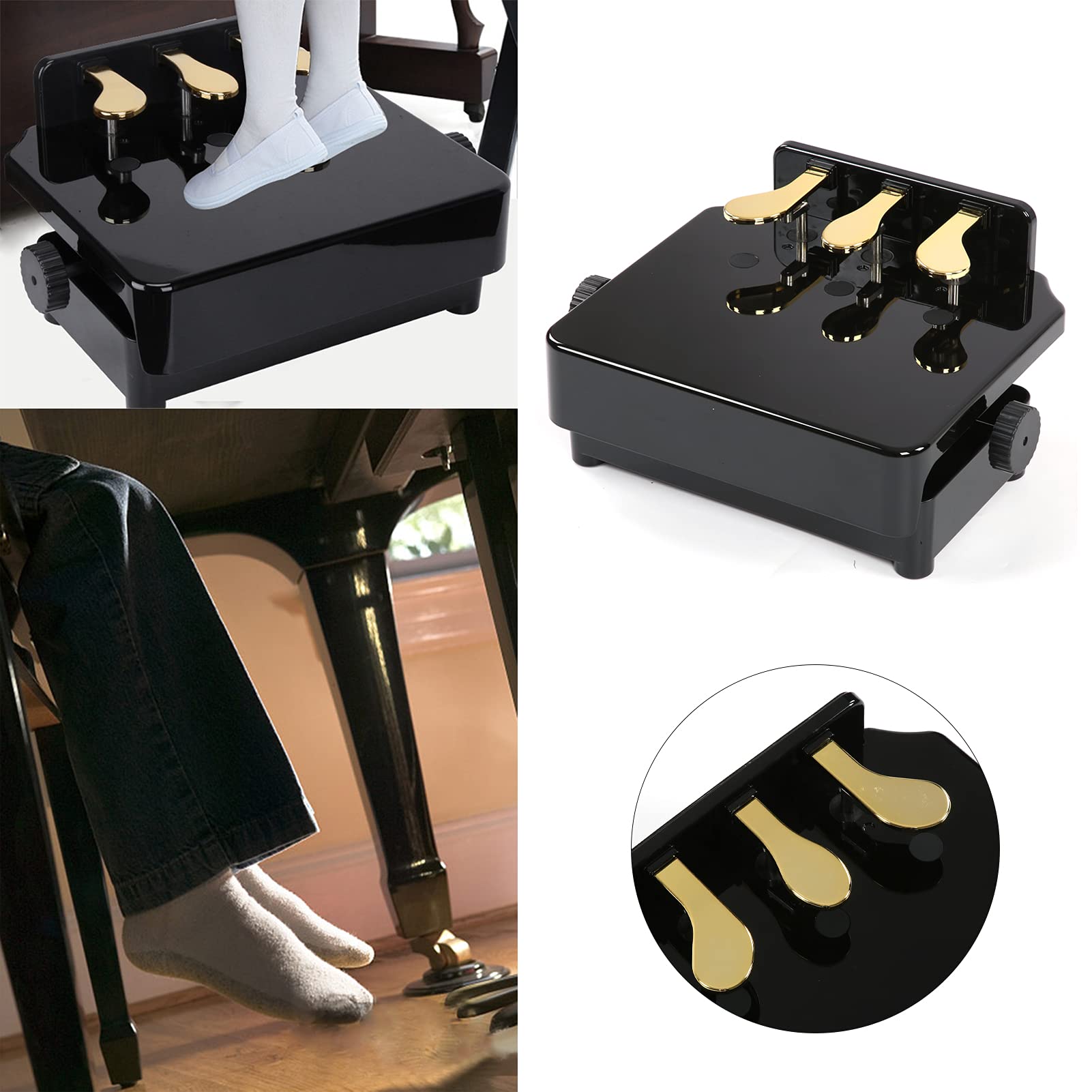 Amazon | 絶妙な贈り物 子供のピアノ補助ペダル、初心者のためのプロの